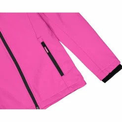 Giacca da bambina in softshell con cappuccio