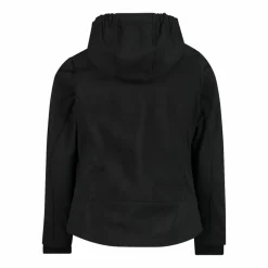 Giacca da bambina in softshell con cappuccio