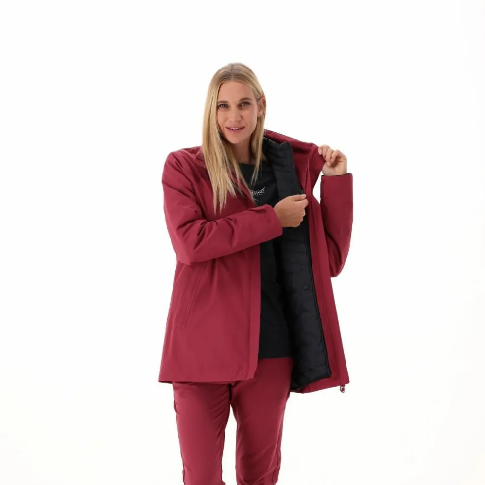Giacca da donna con cappuccio ed interno staccabili