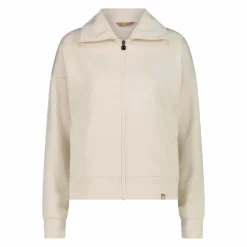 Giacca da donna con zip e finitura in modal satinato