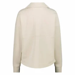 Giacca da donna con zip e finitura in modal satinato