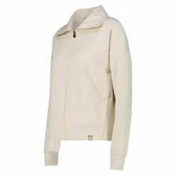Giacca da donna con zip e finitura in modal satinato