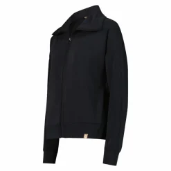 Giacca da donna con zip e finitura in modal satinato
