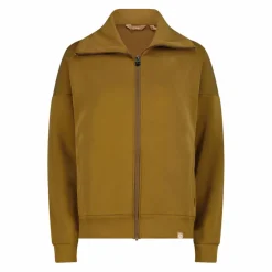 Giacca da donna con zip e finitura in modal satinato