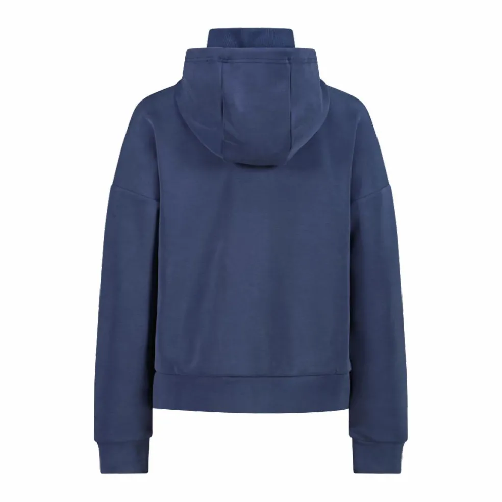 Giacca da donna con zip e finitura in modal satinato