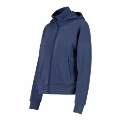 Giacca da donna con zip e finitura in modal satinato