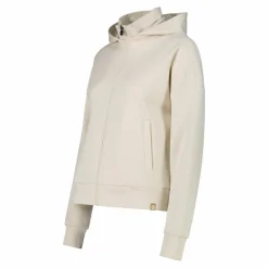 Giacca da donna con zip e finitura in modal satinato