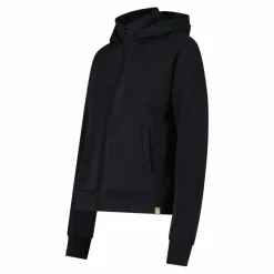 Giacca da donna con zip e finitura in modal satinato