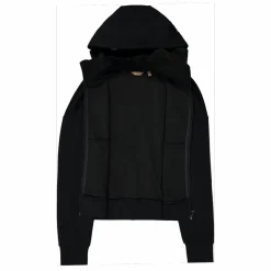 Giacca da donna con zip e finitura in modal satinato