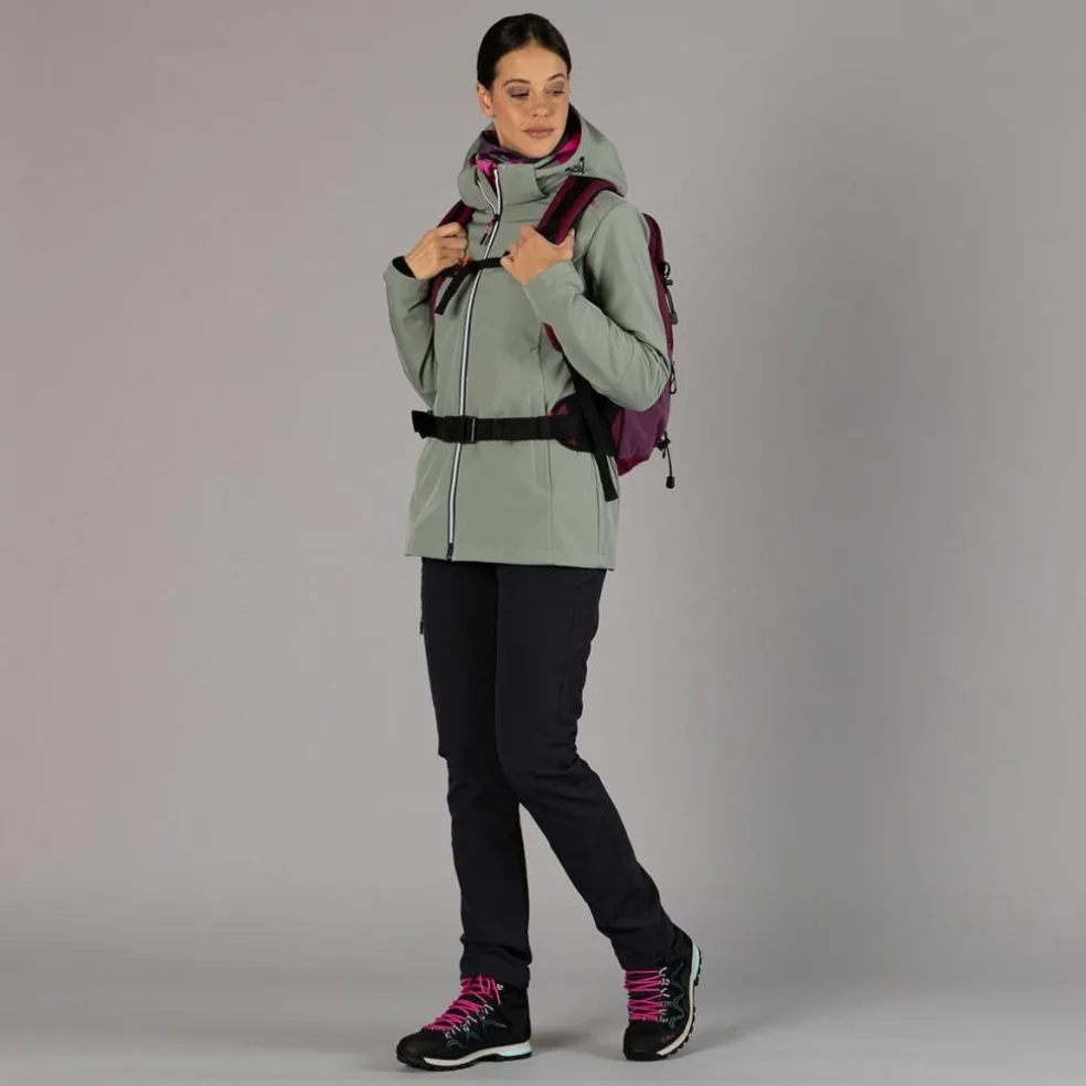Giacca da donna in softshell comfort fit