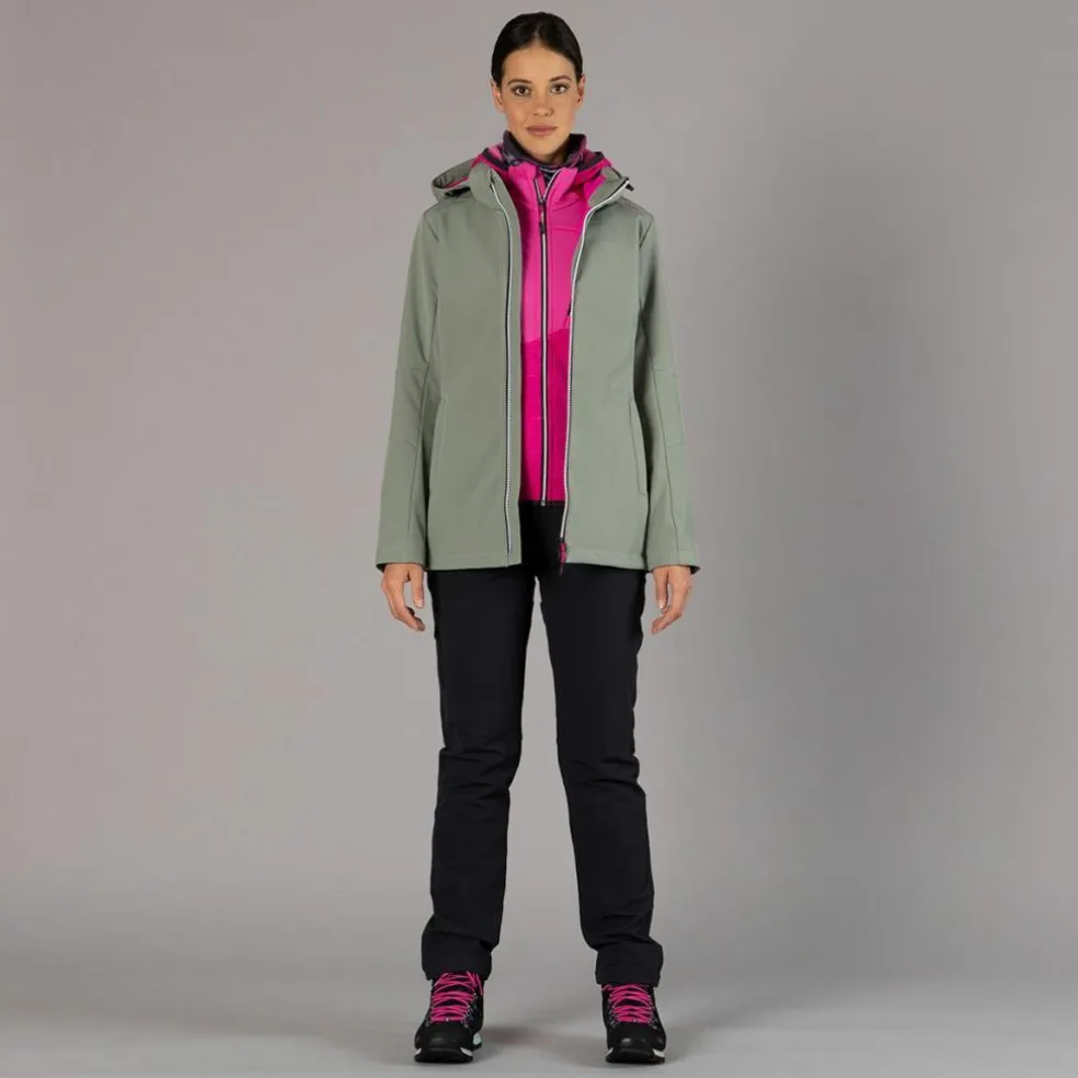 Giacca da donna in softshell comfort fit