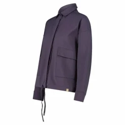 Giacca da donna in tessuto a maglia interlock