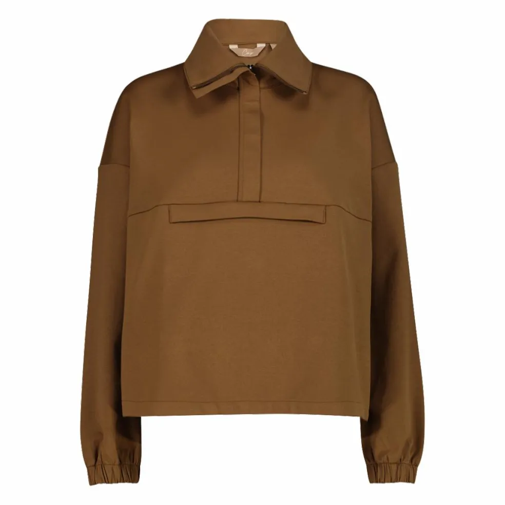 Giacca da donna in tessuto a maglia interlock