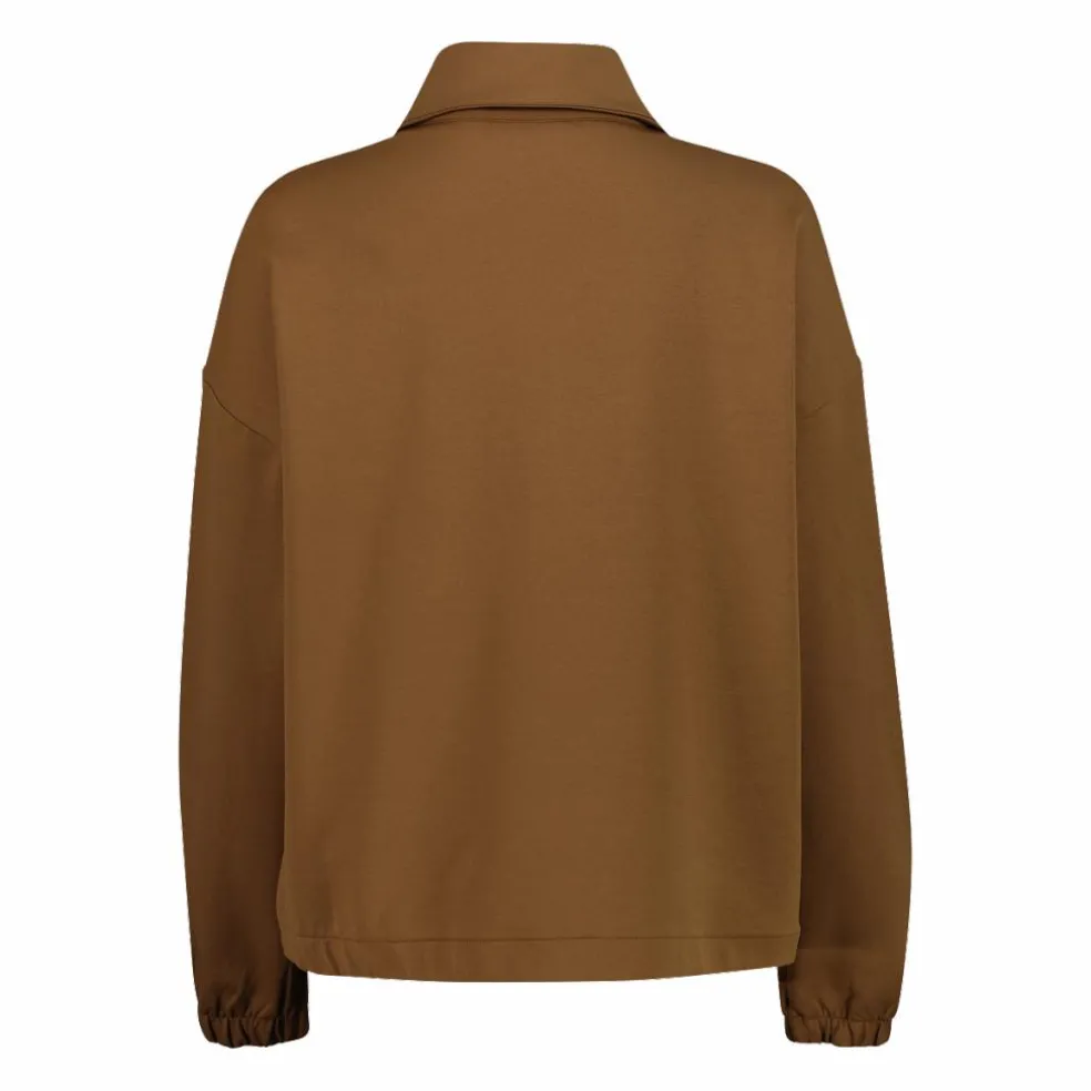 Giacca da donna in tessuto a maglia interlock