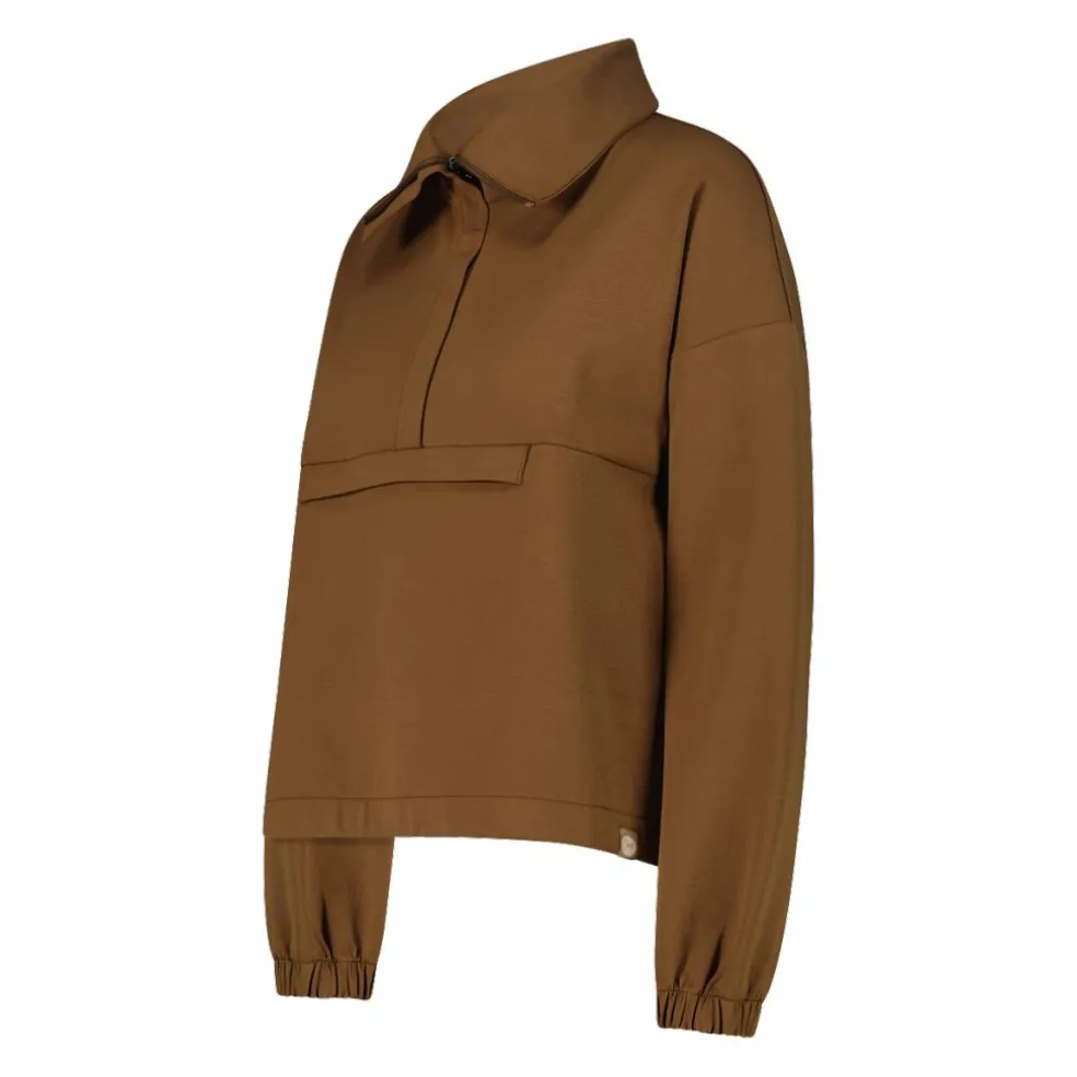Giacca da donna in tessuto a maglia interlock