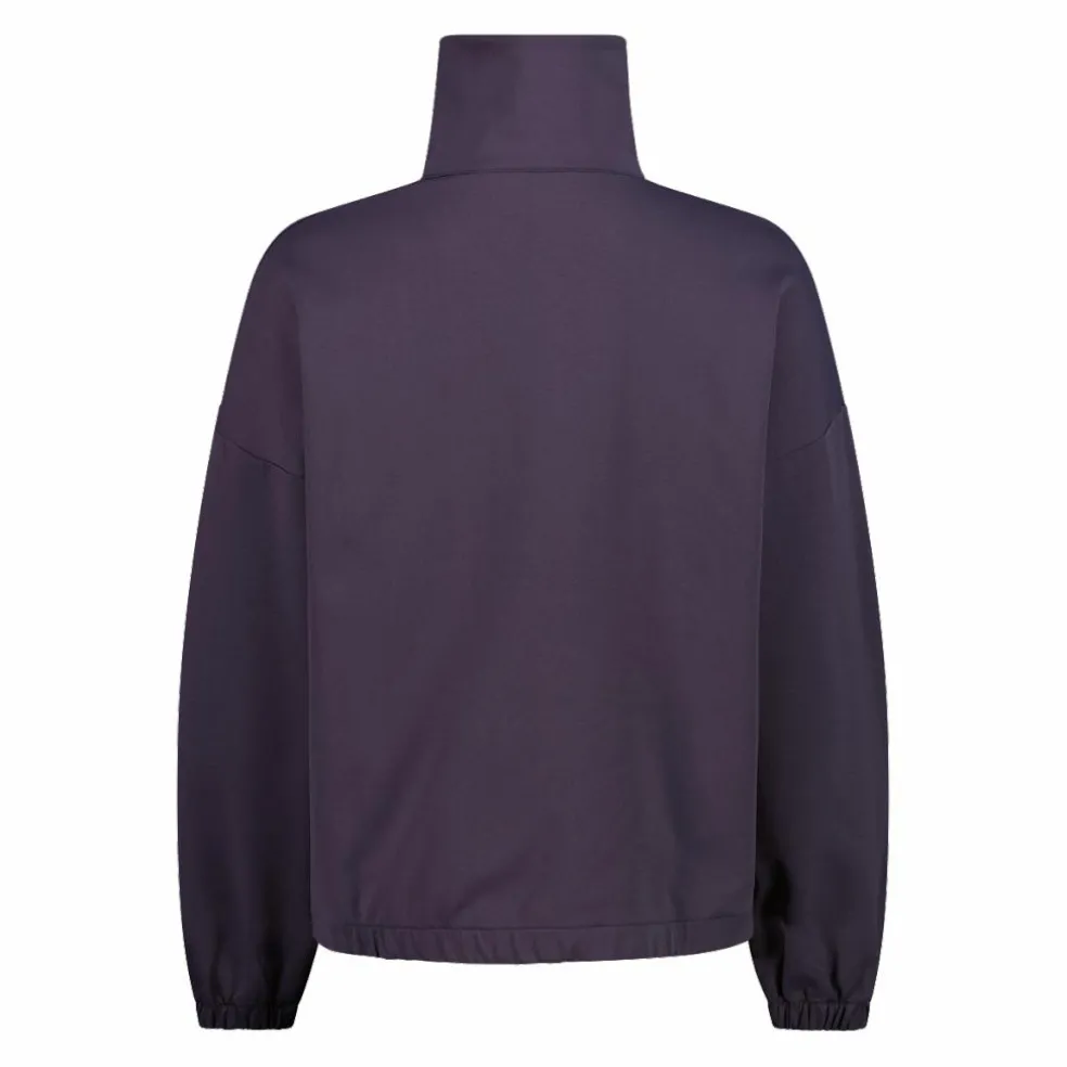 Giacca da donna in tessuto a maglia interlock