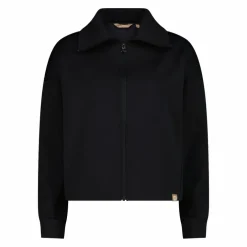 Giacca da donna in tessuto a maglia interlock