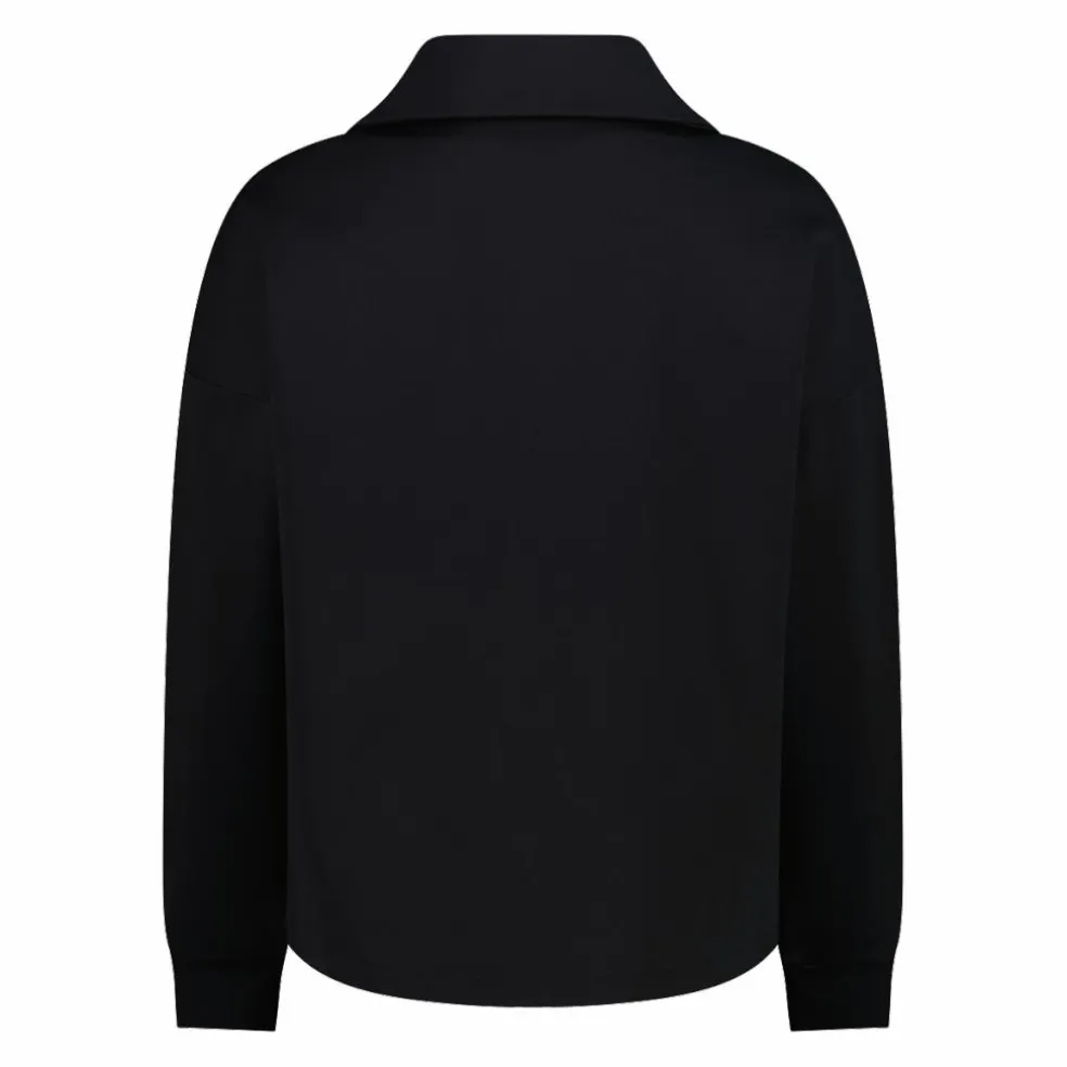 Giacca da donna in tessuto a maglia interlock