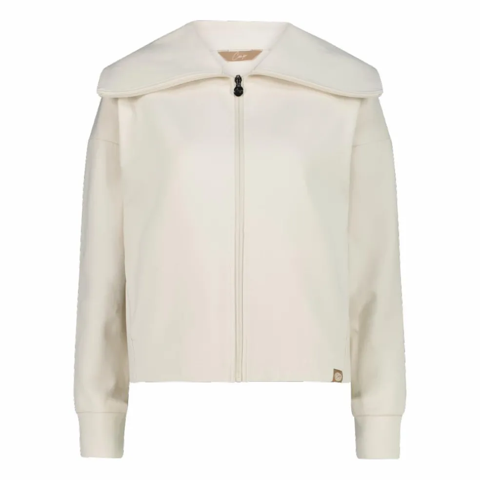 Giacca da donna in tessuto a maglia interlock