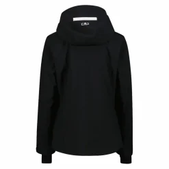 Giacca da sci da donna in 4-way stretch con cappuccio staccabile