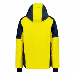 Giacca da sci da uomo in twill con cappuccio