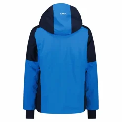 Giacca da sci da uomo in twill con cappuccio
