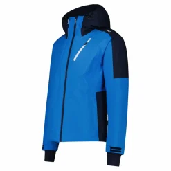 Giacca da sci da uomo in twill con cappuccio