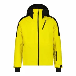 Giacca da sci da uomo in twill con cappuccio