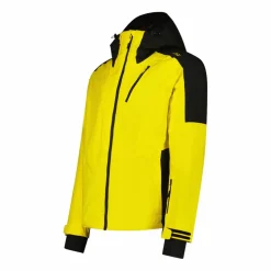 Giacca da sci da uomo in twill con cappuccio