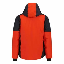 Giacca da sci da uomo in twill con cappuccio