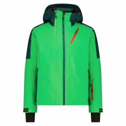 Giacca da sci da uomo in twill con cappuccio
