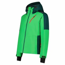Giacca da sci da uomo in twill con cappuccio