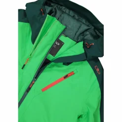 Giacca da sci da uomo in twill con cappuccio