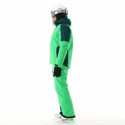 Giacca da sci da uomo in twill con cappuccio