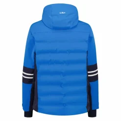 Giacca da sci da uomo in twill con cappuccio 4 way stretch