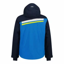 Giacca da sci da uomo in twill con cappuccio