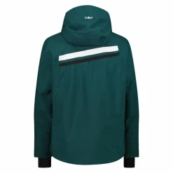 Giacca da sci da uomo in twill con cappuccio