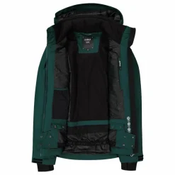 Giacca da sci da uomo in twill con cappuccio