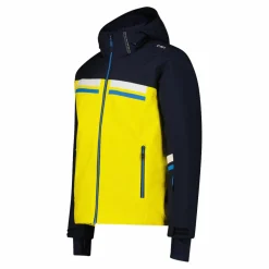 Giacca da sci da uomo in twill con cappuccio