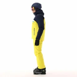 Giacca da sci da uomo in twill con cappuccio