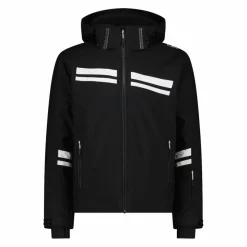 Giacca da sci da uomo in twill con cappuccio