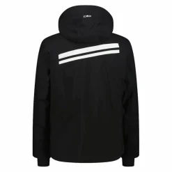 Giacca da sci da uomo in twill con cappuccio