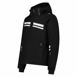 Giacca da sci da uomo in twill con cappuccio