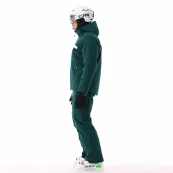 Giacca da sci da uomo in twill con cappuccio