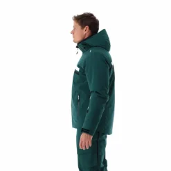Giacca da sci da uomo in twill con cappuccio