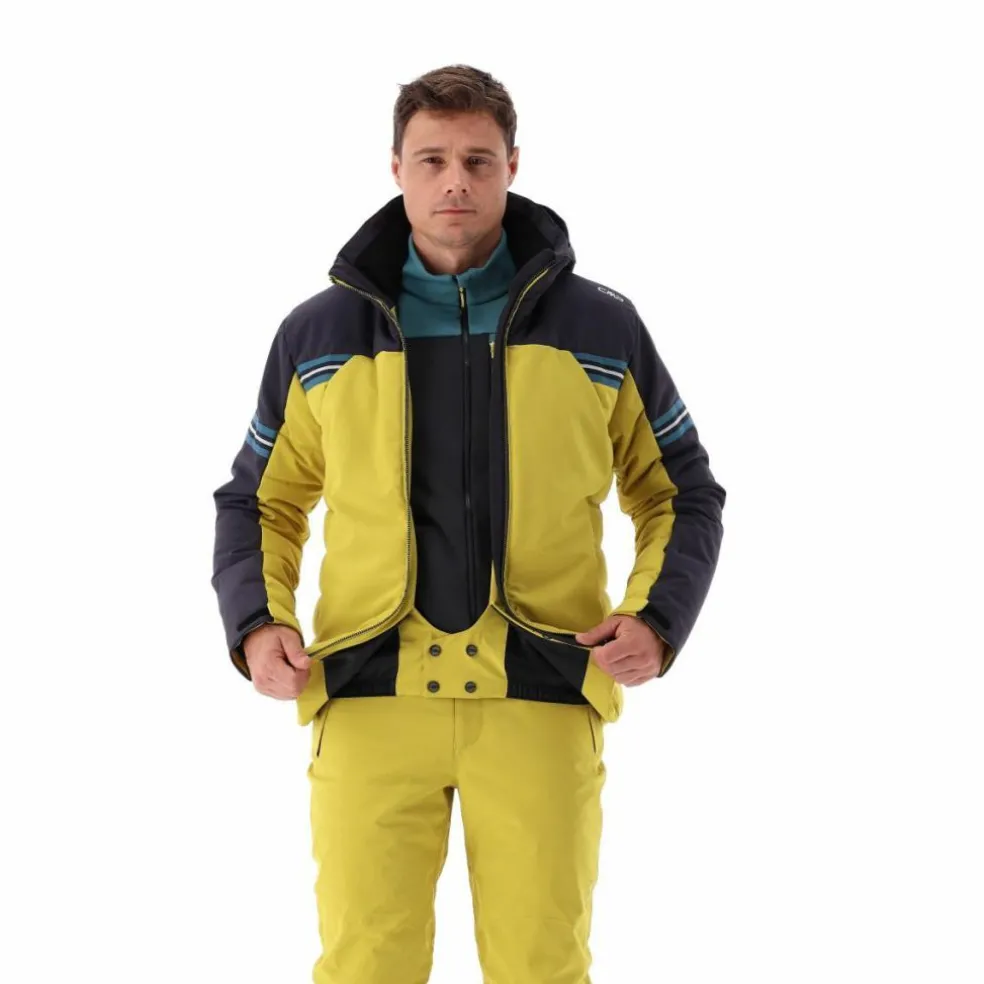 Giacca da sci da uomo in tessuto 4 way stretch
