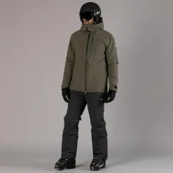 Giacca da sci e snowboard da uomo in mechanical stretch loose fit