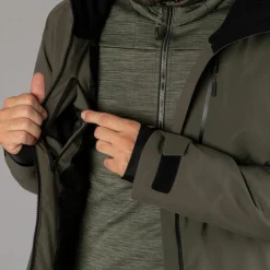 Giacca da sci e snowboard da uomo in mechanical stretch loose fit