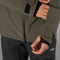 Giacca da sci e snowboard da uomo in mechanical stretch loose fit