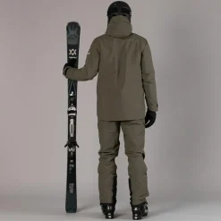 Giacca da sci e snowboard da uomo in mechanical stretch loose fit